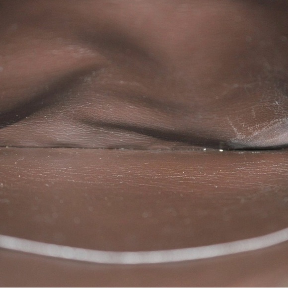 Authentic CHANEL lambskin flat CC mini tote brown and black - Picture 9 of 12